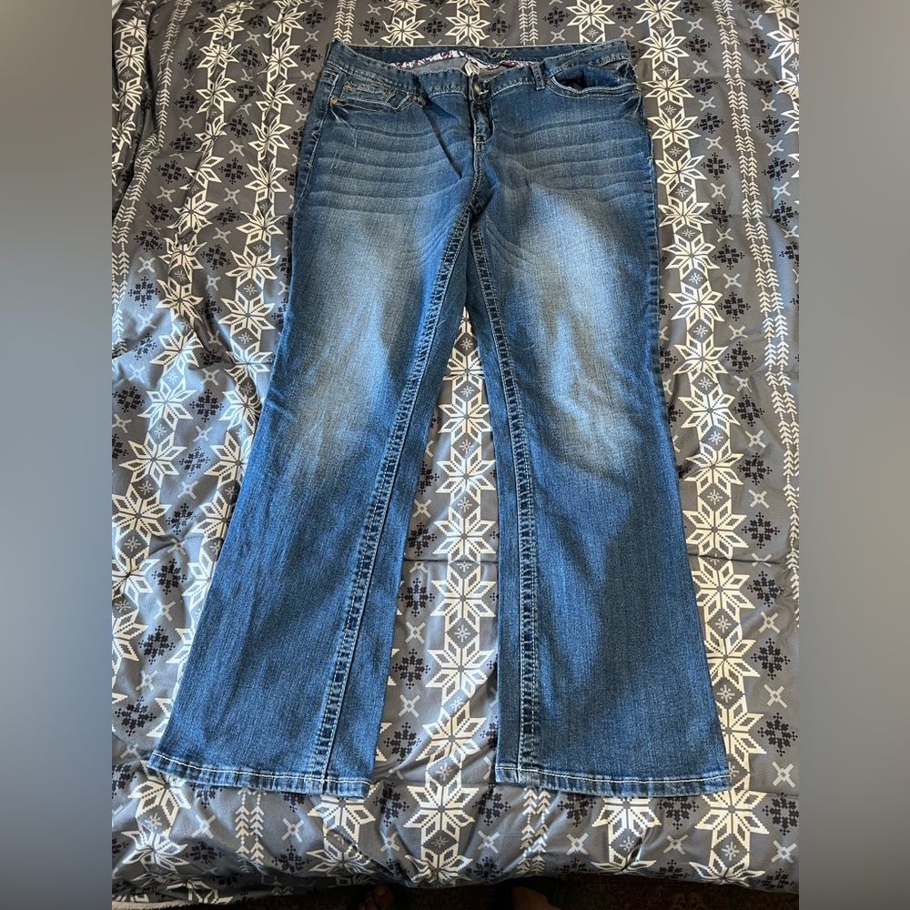 Maurices Blue Flare & Wide Leg Jeans